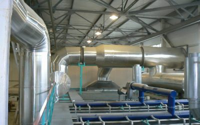 Изоляция воздуховодов, газоходов Славянский кирпичный завод
